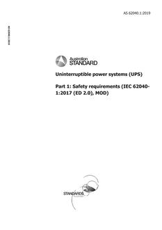 AS 62040.1:2019