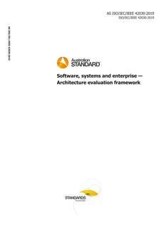 AS ISO/IEC/IEEE 42030:2019