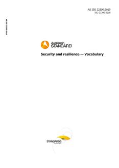 AS ISO 22300:2019