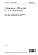 BS PD ISO/TR 9241-100:2010
