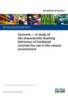 BS PD CEN/TR 16142:2011