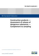 BS PD CEN/TR 16220:2011