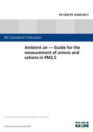 BS PD CEN/TR 16269:2011