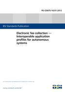 BS PD CEN/TS 16331:2012