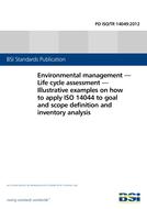 BS PD ISO/TR 14049:2012