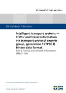 BS PD CEN ISO/TS 18234-3 : 2013