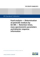 BS PD CEN/TR 16468:2013