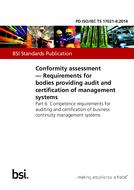 BS PD ISO/IEC TS 17021-6:2014