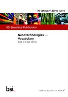 BS PD CEN ISO/TS 80004-1:2015