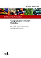 BS PD ISO/TS 19115-3:2016