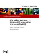 BS PD ISO/IEC TS 19763-13:2016