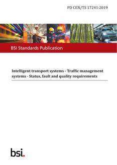 BS PD CEN/TS 17241:2019