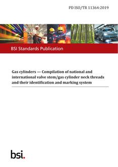 BS PD ISO/TR 11364:2019