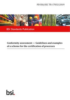BS PD ISO/IEC TR 17032:2019