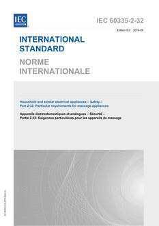 IEC 60335-2-32 Ed. 5.0 b:2019