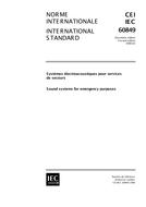 IEC 60849 Ed. 2.0 b:1998