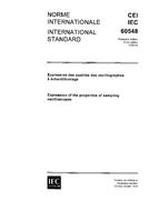 IEC 60548 Ed. 1.0 b:1976