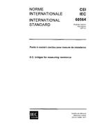 IEC 60564 Ed. 1.0 b:1977