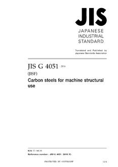 JIS G 4051:2016